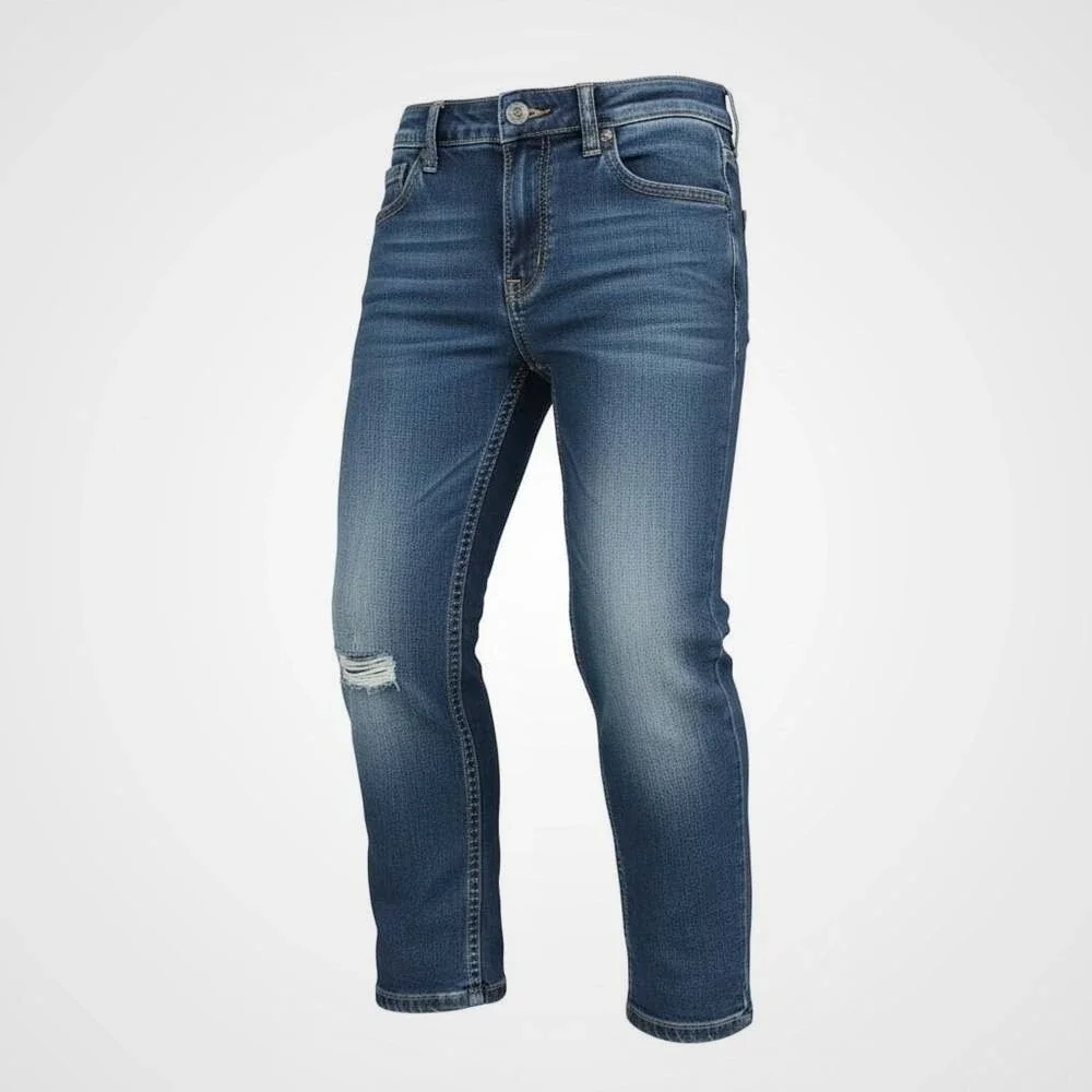 Wrangler 20X Jeans Kids‎ 5 Blue Distressed Western Straight Leg GOOD CONDITION